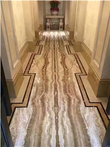 Brown Drama Travertine for Wall and Floor Tile