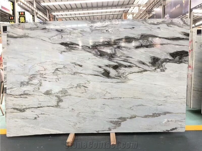 Drama Blue Marble for Home Application
