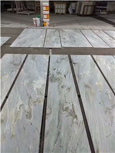 Drama Blue Marble for Home Application