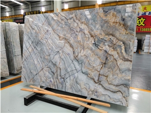 Roma Impression Blue Marble for Wall and Floor