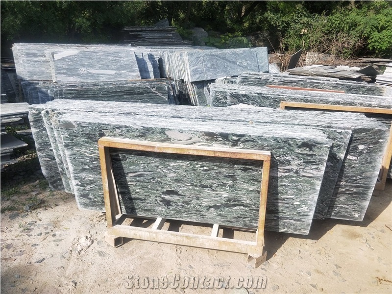 Seawave Green Marble Slab