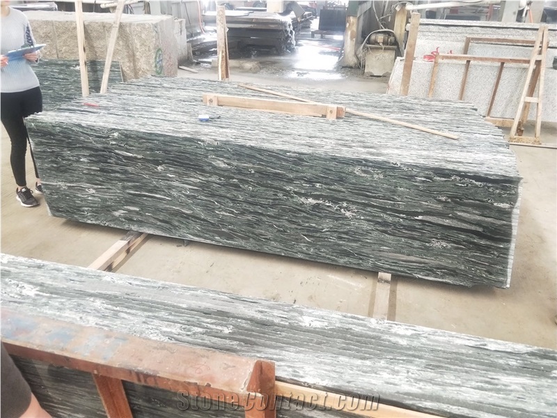Seawave Green Marble Slab