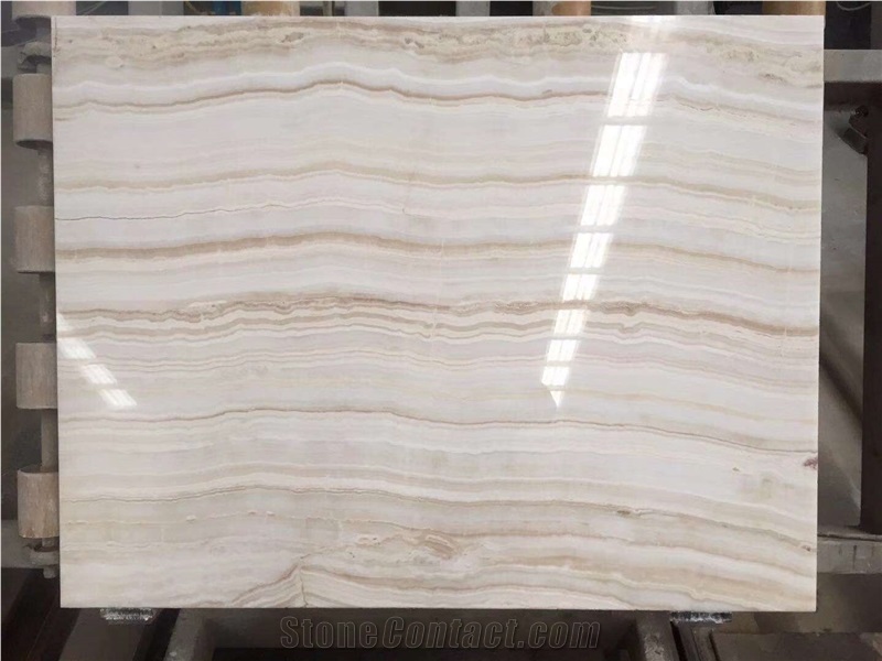 White Wooden Grain Onyx for Wall and Floor Tile