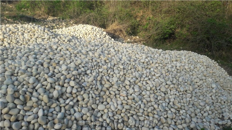 White Marble Pebbles