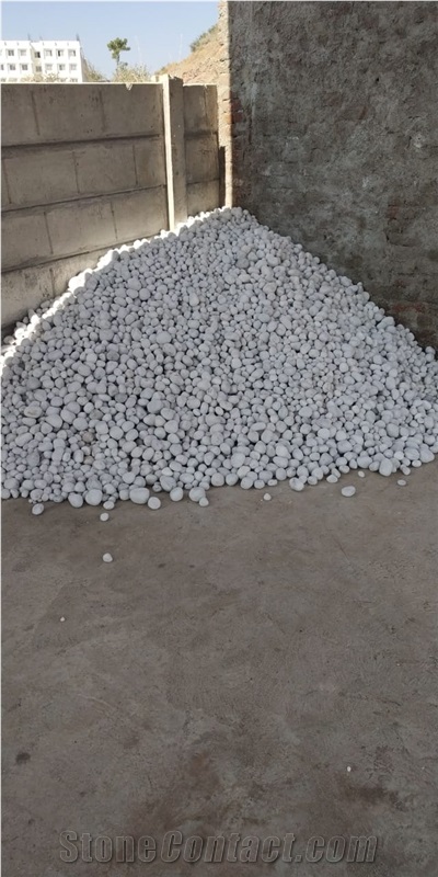 White Marble Pebbles