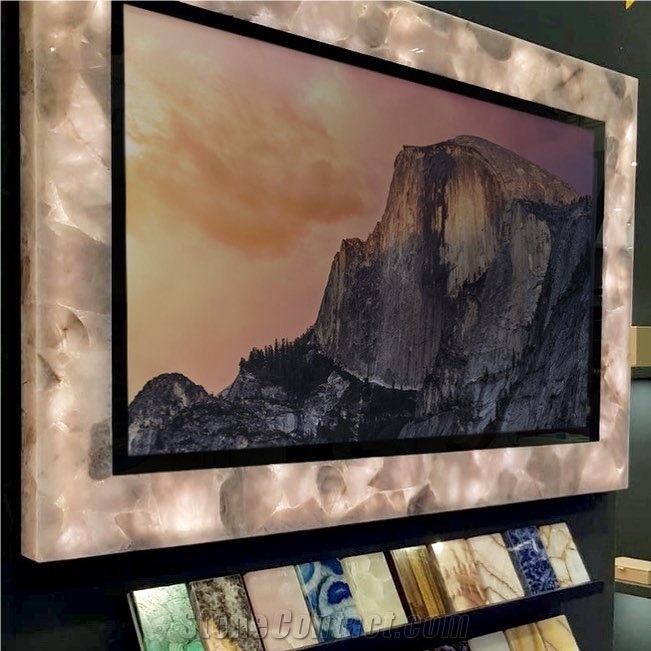 Smokey Quartz Semi-Precious Material Frame