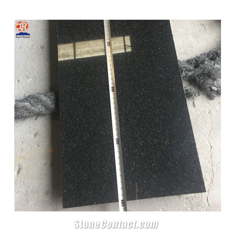 Indian Absolute Black Granite Wall Tiles Cladding