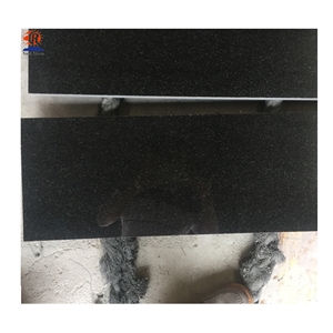 Indian Absolute Black Granite Wall Tiles Cladding