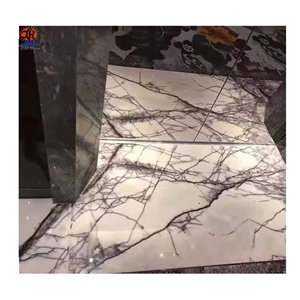 Milas Lilac Marble Slab White Marble with Veins