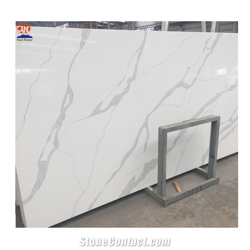 Wholesale Calacatta White Quartz Slab