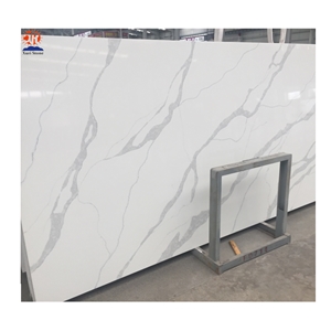 Wholesale Calacatta White Quartz Slab