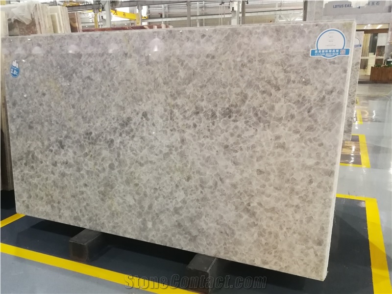 China Grey Crystal Onyx Slabs& Tiles
