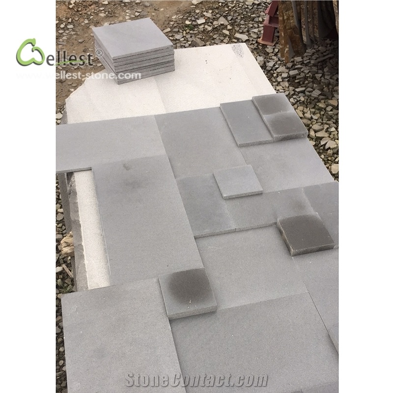 B652 Grey Basalt 3 D Wall Decoration Tile Hotel