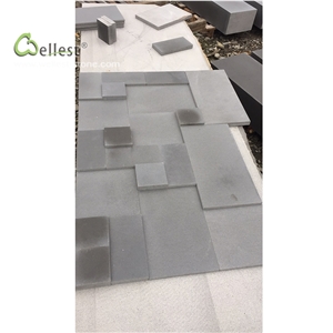 B652 Grey Basalt 3 D Wall Decoration Tile Hotel