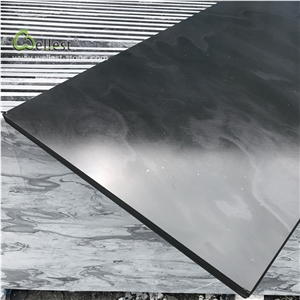 Black Slate Fireplace Surrounding Pedestal
