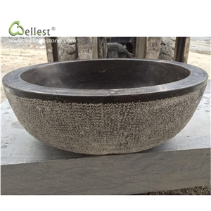 L828 Blue Limestone Basin Sink Washing Bowl