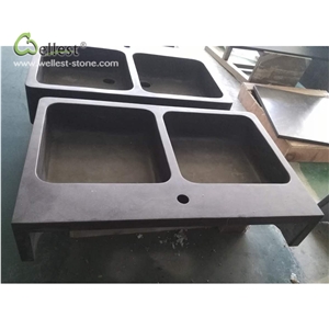 L828 Blue Limestone Basin Sink Washing Bowl