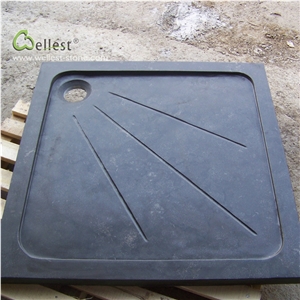 L828 Blue Limestone Shower Pan Shower Tray