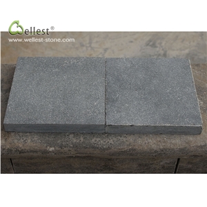 L828 Blue Stone Limestone Cube Paver Sandblasted