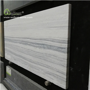 Qt-036 Cloudy Grey Quartzite Straight Vein Tile