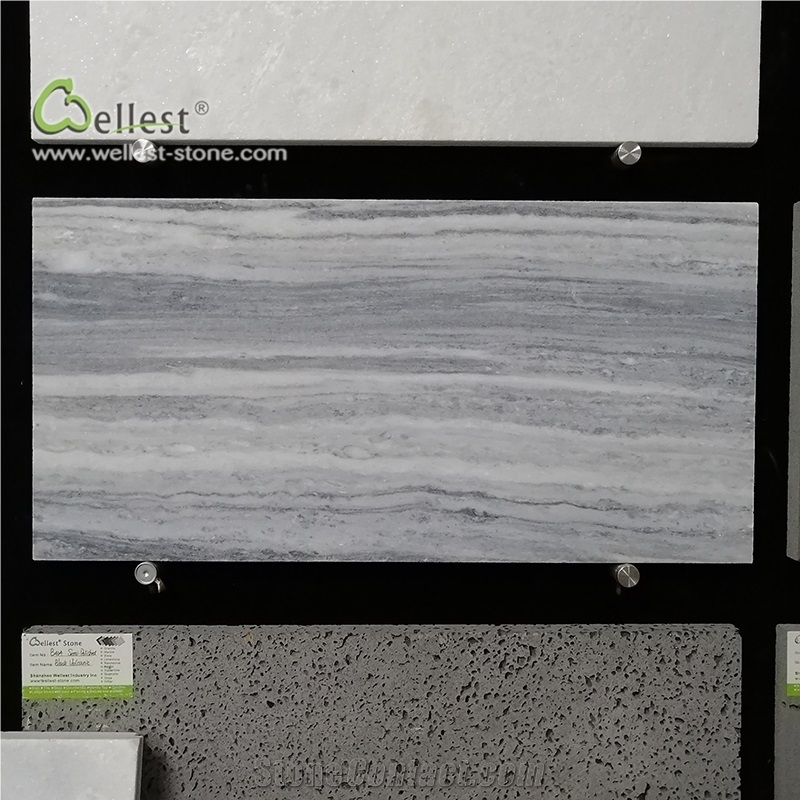 Qt-036 Cloudy Grey Quartzite Straight Vein Tile