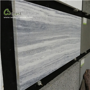 Qt-036 Cloudy Grey Quartzite Straight Vein Tile