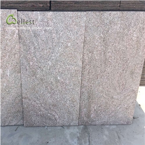 Qt 26 Pink Quartzite Cut to Size Tile Flamed Qt 26 Pink Quartzite Cut to Size Tile Flamed