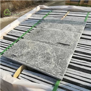 Qt24 Green Quartzite Mushroom Stone Wall Cladding