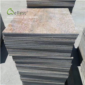 Qt25 Rusty Brown Quartzite Flamed Cut to Size
