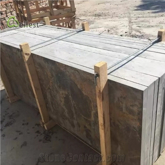 St15 Brown Rusty Slate Big Cut to Size Cafe Tops