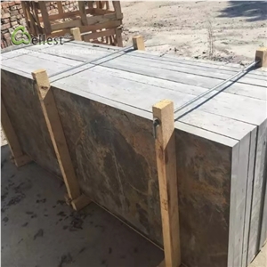 St15 Brown Rusty Slate Big Cut to Size Cafe Tops