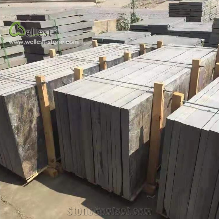 St15 Brown Rusty Slate Big Cut to Size Cafe Tops