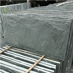 St17 Green Slate Mushroomed Stone Wall Cladding