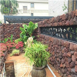 V405 Red Volcanic Stone Lava Loose Stone Cobble