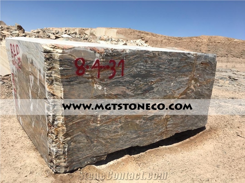 Blue Lotus Marble Block