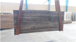 Silver Travertine Slabs