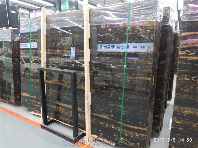Hot Sales Supreme Gold Portoro 1.8cm Slabs