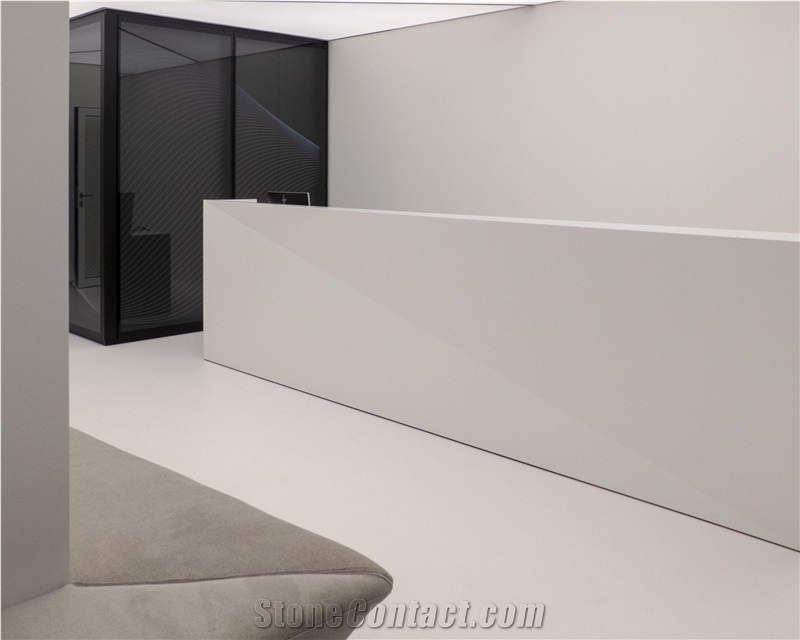 Commercial Acrylic Office Reception Counter