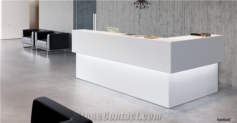 Commercial Acrylic Office Reception Counter