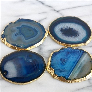 Home Decor Backlit Agate Coaster Christmas Gift