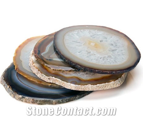 Home Decor Backlit Agate Coaster Christmas Gift