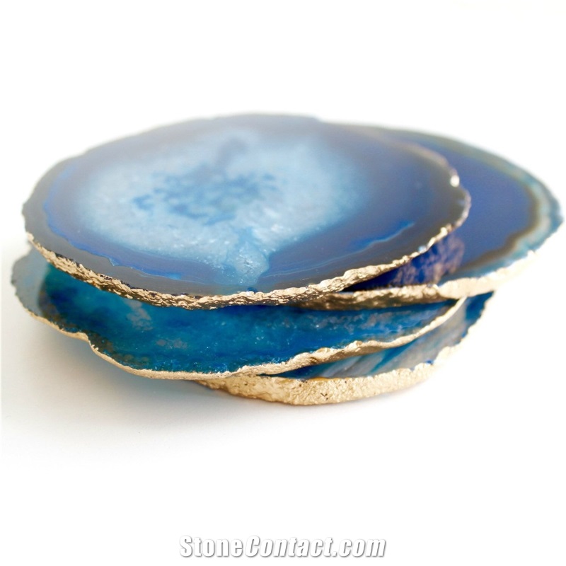 Home Decor Backlit Agate Coaster Christmas Gift
