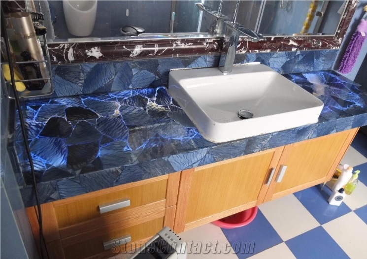 Malachite Green Onxy Stone Bathroom Countertops