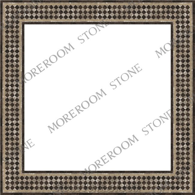 Marble Turkey Artistic Border Mosaic Tile Floor