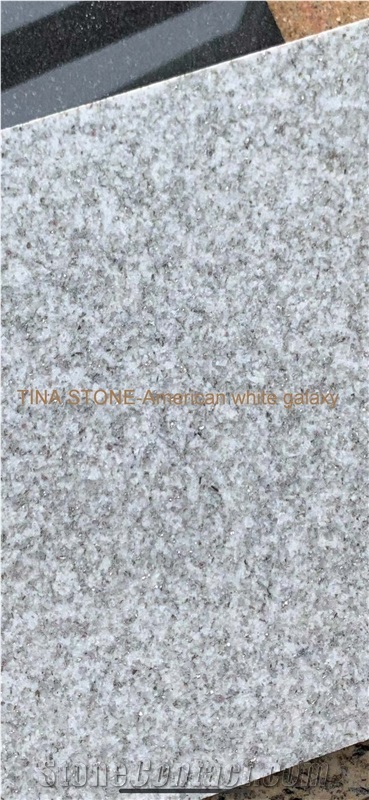 Amercian White Galaxy Granite Tiles Slabs