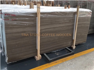 Coffee Wooden Marble Slabs Tiles Building Covering