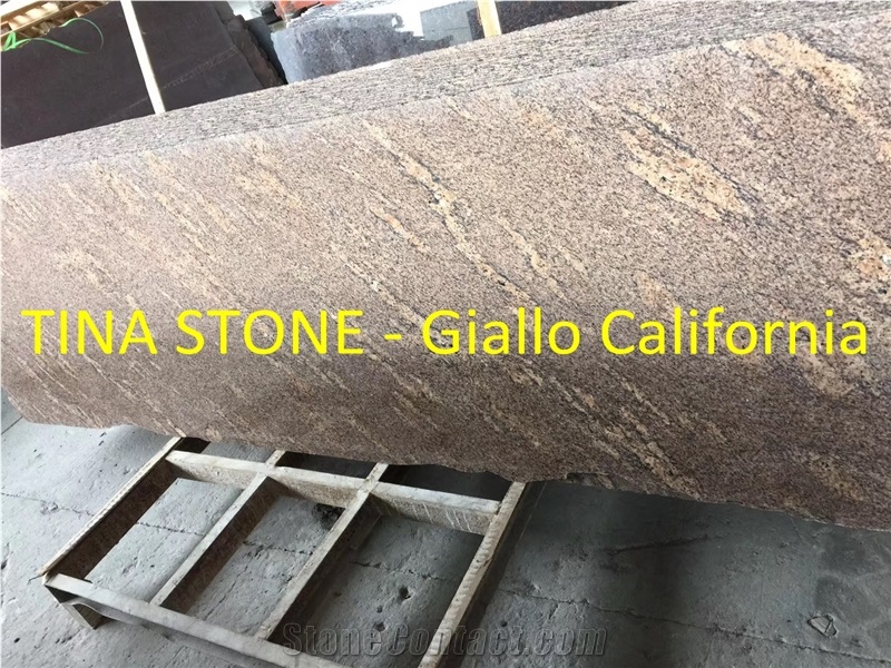 Giallo California Granite Stone Slabs & Tiles