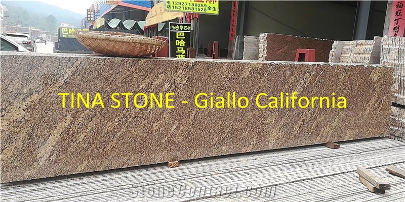 Giallo California Granite Stone Slabs & Tiles