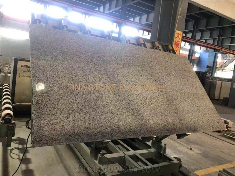 Korea White Granite Tiles Slabs