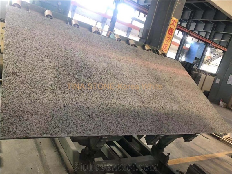 Korea White Granite Tiles Slabs